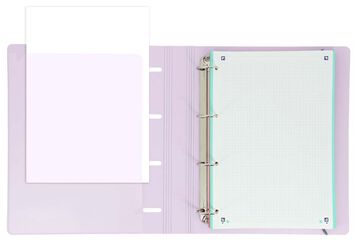 Carpeta anelles Oxford Live & Go Malva Pastel