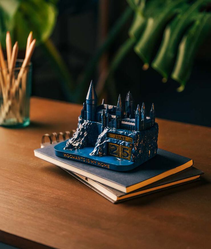 Calendario perpetuo 3D Harry Potter Hogwarts