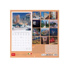Calendario pared Legami 30x29cm 2026 New York