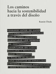 Los caminos hacia la sostenibilidad a través del diseño Los caminos hacia la sostenibilidad a través del diseño