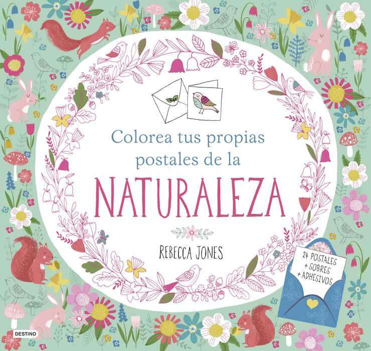 Colorea tus propias postales de la natur