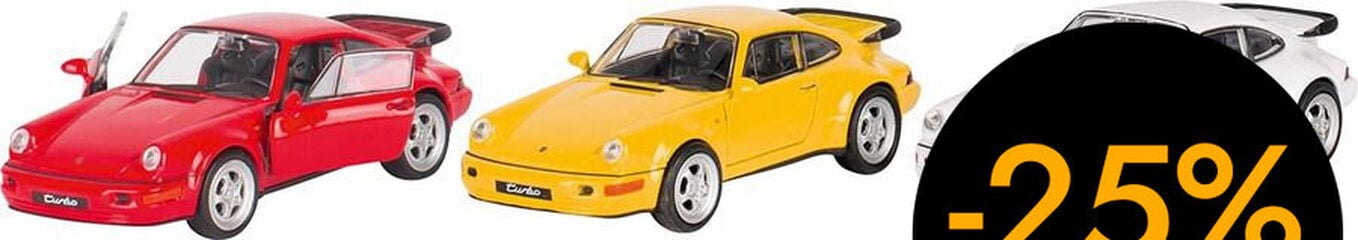 Vehicles Porsche 964 turbo 11,5 cm assortits