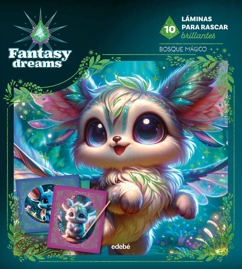 L&aacute;minas para rascar: bosque m&aacute;gico