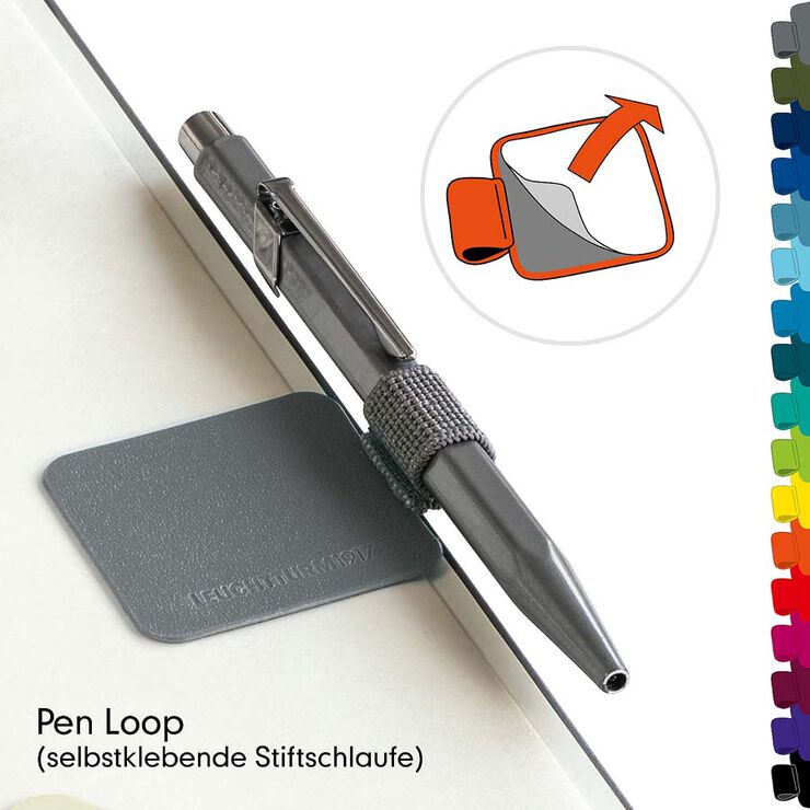 Soporte boligrafo Pen Loop XL Leuchtturm black