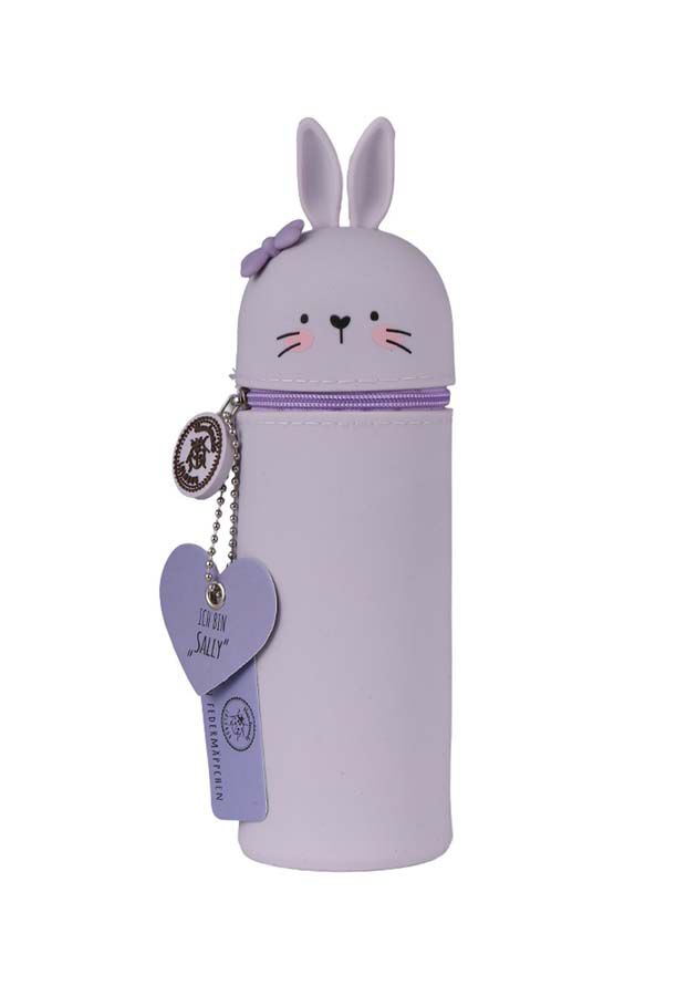 Estuche silicona Conejo lila