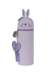 Estuche silicona Conejo lila