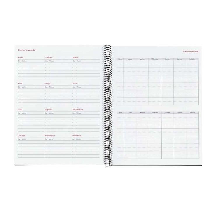 Agenda Espiral Miquelrius Pro dia/pàg mult 2026 City negre