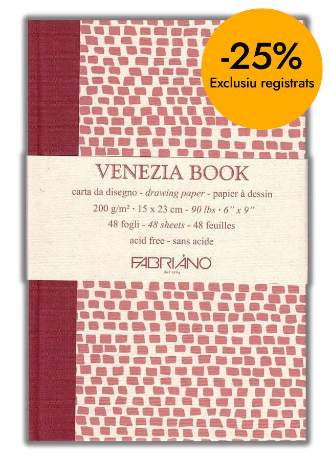 Bloc Dibuix Fabriano Venezia 15x23cm 200g