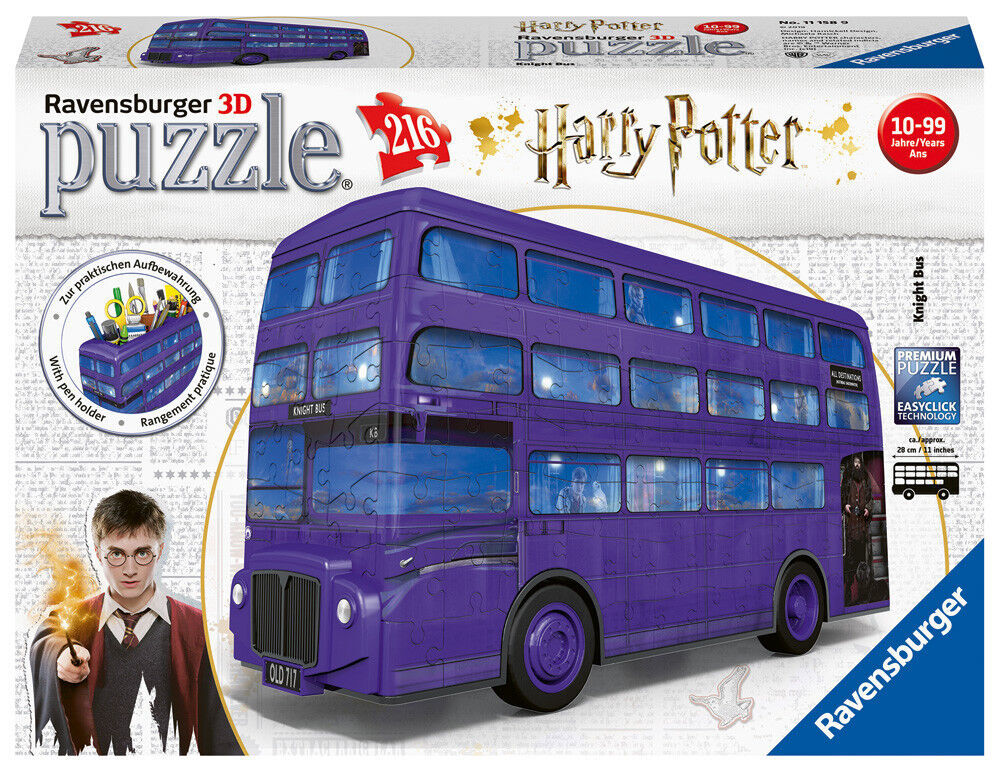 Puzle 3D 216 peces Autob&uacute;s Harry Potter