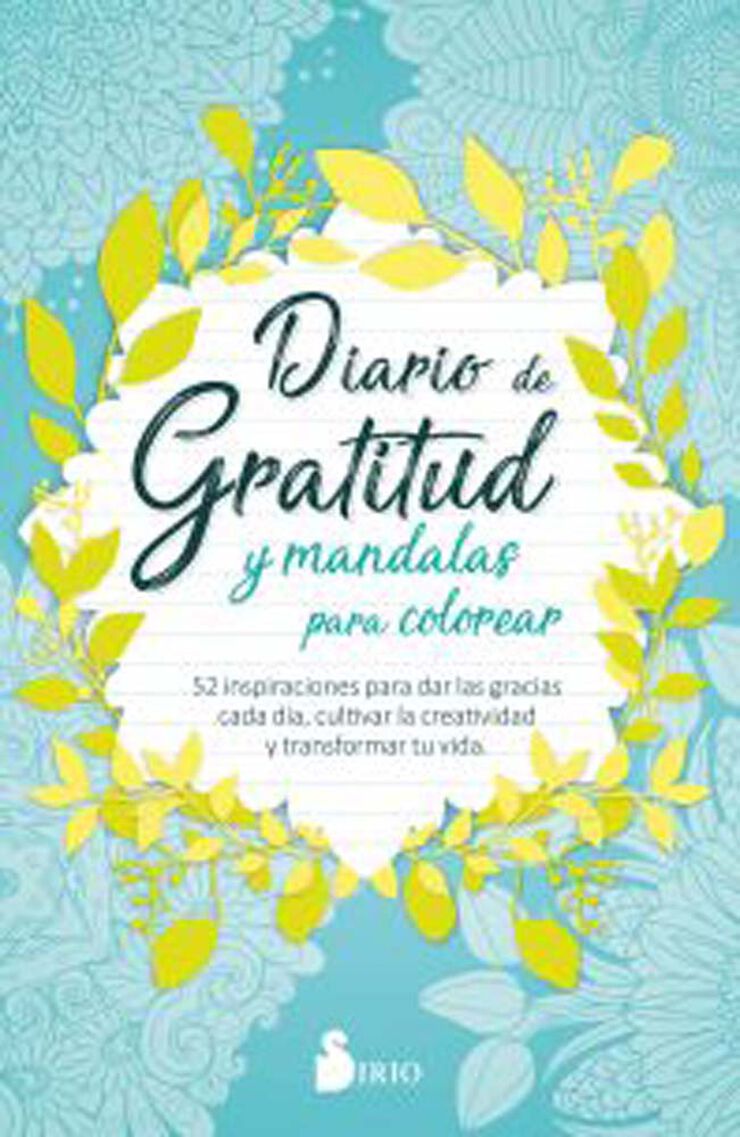 Diario de gratitud y mandalas para colorear