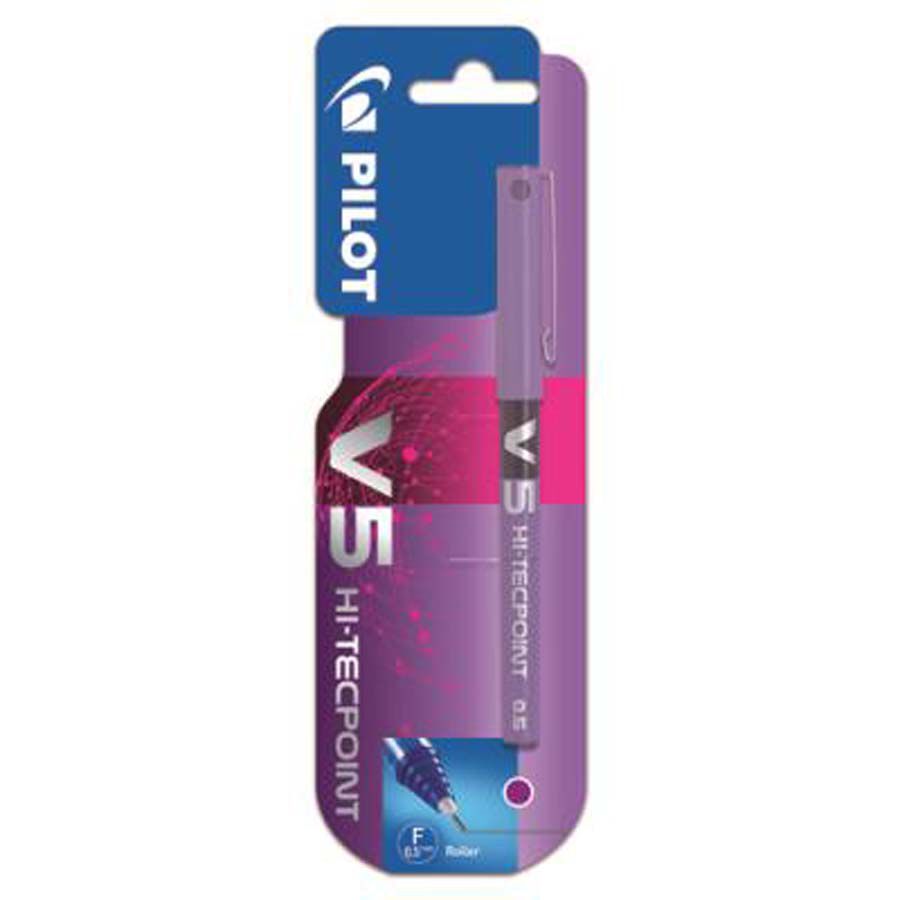 Roller Pilot V5 Hi-Tecpoint lila