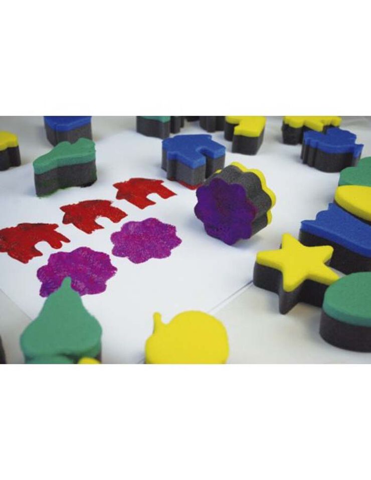 Esponjas para pintar Henbea Animales 10u