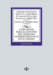 Conceptos para el estudio del Derecho administrativo II en el grado