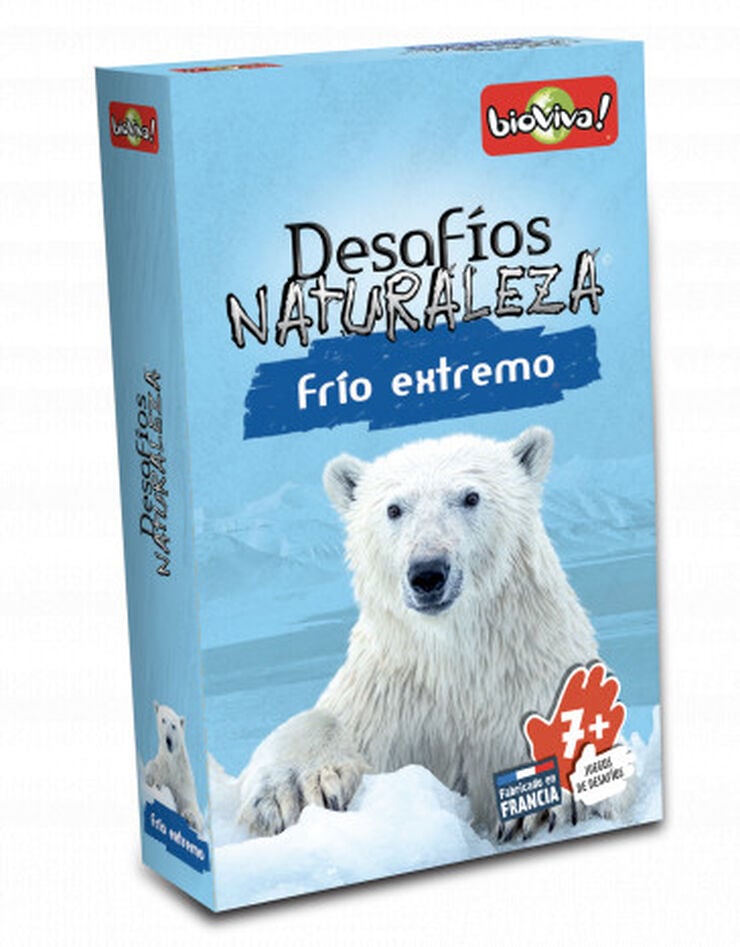 Juego de cartas Bioviva Desafíos Naturaleza Frío extremo