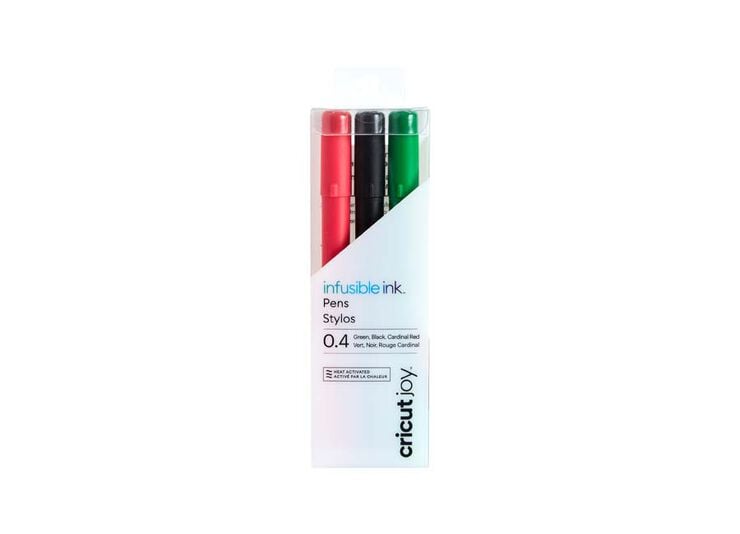 Cricut Joy Rotuladores Infusible Ink Fine Point 3 colores (Black, Red, Green)