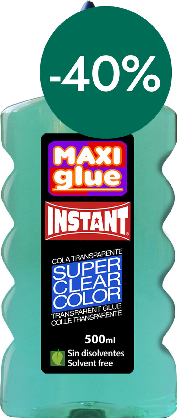 Cola Instant Maxi Super Clear 500ml verd
