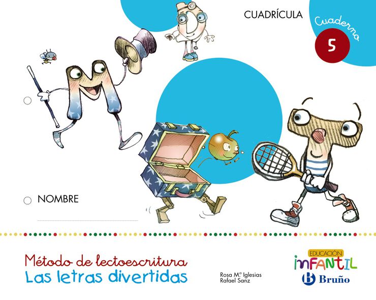 Letras Divertidas 5 Cuadrcula Infantil