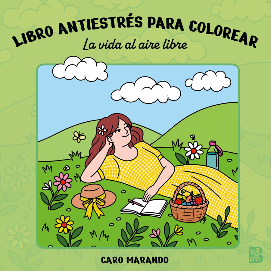 Libro antiestr&eacute;s para colorear - La vida al aire libre