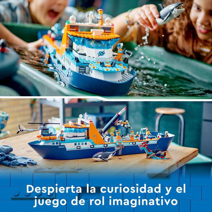 LEGO® City Barco Explorador del Ártico 60368