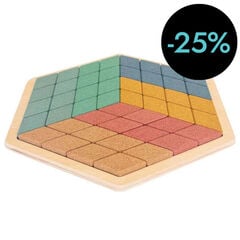 Rompecabezas creativo de corcho