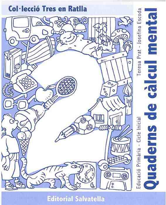 Tres en ratlla 02 Quaderns de C&agrave;lcul Mental Salvatella