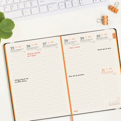 Agenda Finocam Flex Llisa Semana Vista Vertical 2027 Catal&aacute;n Azul