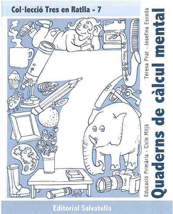 Tres en ratlla 07 Quaderns de C&agrave;lcul Mental Salvatella