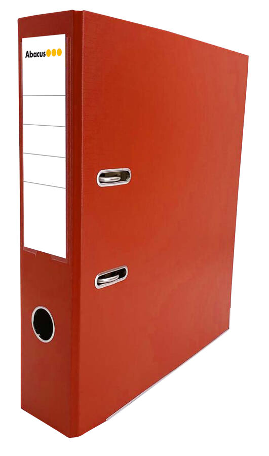 Archivador palanca Abacus A4 lomo ancho rojo
