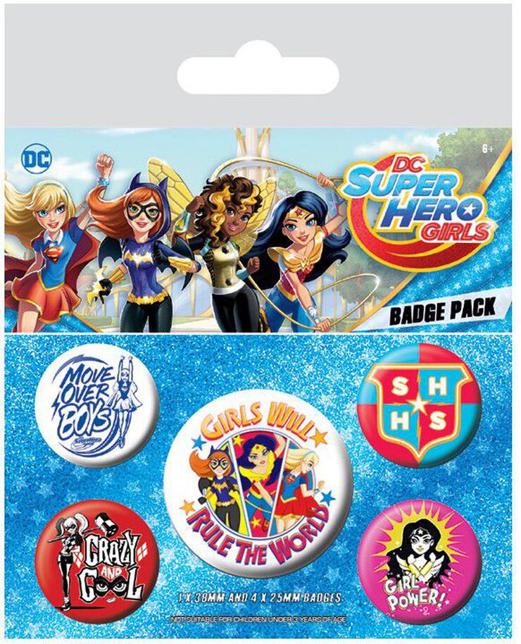 Pack Xapes Dc Super Hero Girls