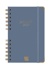Agenda Finocam Alma Semana Vista Horizontal 2027 Catal&aacute;n Azul