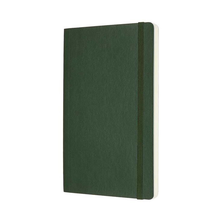 Libreta Moleskine Soft L Verde Liso
