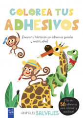 Colorea tus adhesivos. Animales salvajes Colorea tus adhesivos. Animales salvajes