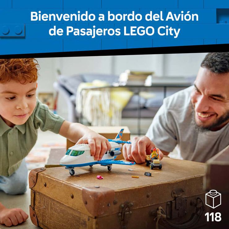 LEGO&reg; City Avi&oacute;n de Pasajeros 60492