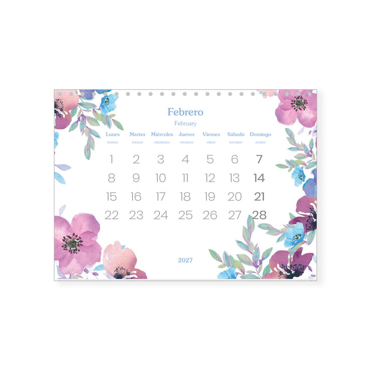 Calendario Takenote Sobremesa 2027 Daniela