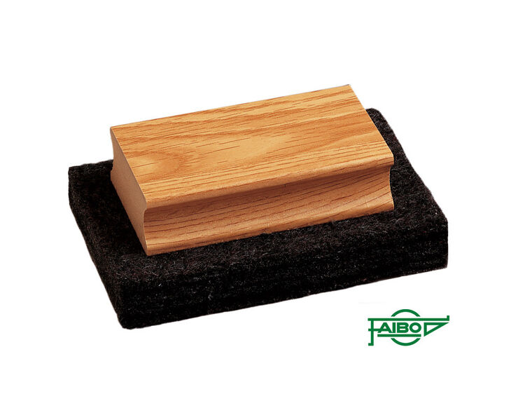 Borrador de madera para pizarra verde Faibo