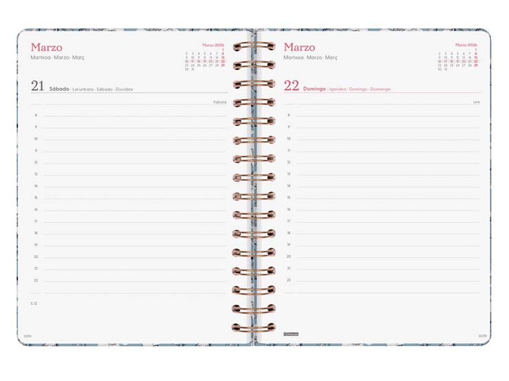 Agenda Finocam You E10 día/pág cas 2026 Cotton
