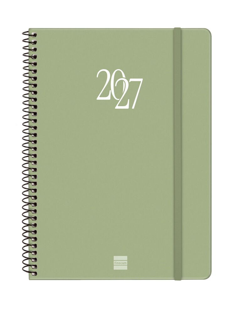 Agenda Finocam My Setmana Vista Horitzontal 2027 Castell&agrave; Verd