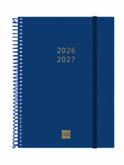 Agenda Finocam Esp.18M E10 Sem/Vista Multiling&uuml;e 2026-27 Azul