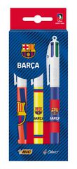 Bolígraf Bic 4 colors FC Barcelona 3u