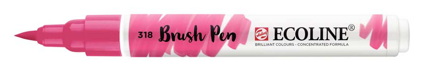 Rotulador Ecoline Brush Pen carmín 318