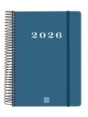 Agenda Finocam My E10 dia/pàg cas 2026 blau