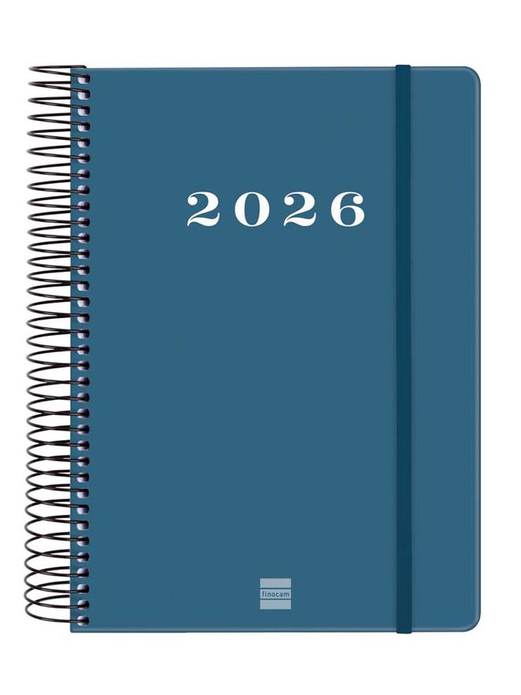 Agenda Finocam My E10 dia/pàg cas 2026 blau