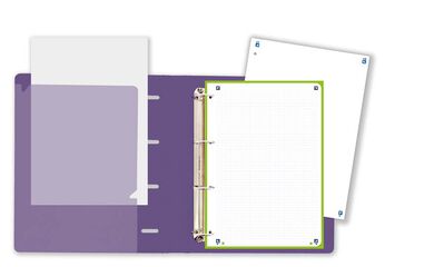 Carpebloc Oxford Live&Go polyfoam A4 + recanvi 5x5 lila