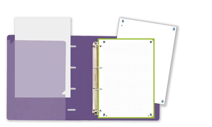 Carpebloc Oxford Live&Go polyfoam A4 + recanvi 5x5 lila