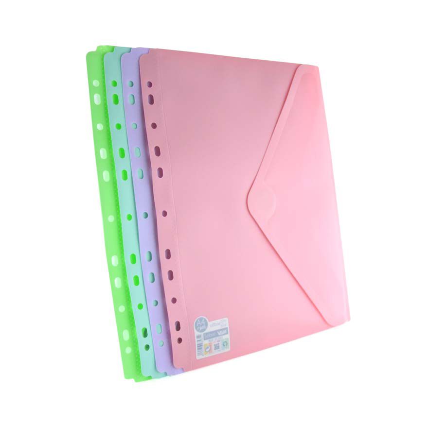 Bolsa/sobre Office Box A4+ multitaladro blush