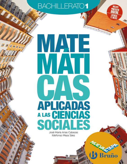 Matem&aacute;ticas Aplicadas A Las Ciencias Sociales 1 Bachillerato Nueva Etapa Bru&ntilde;o