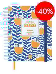 Agenda Finocam 16 mesos Vitae 1/4 setm/vista cas 2025-26 blau