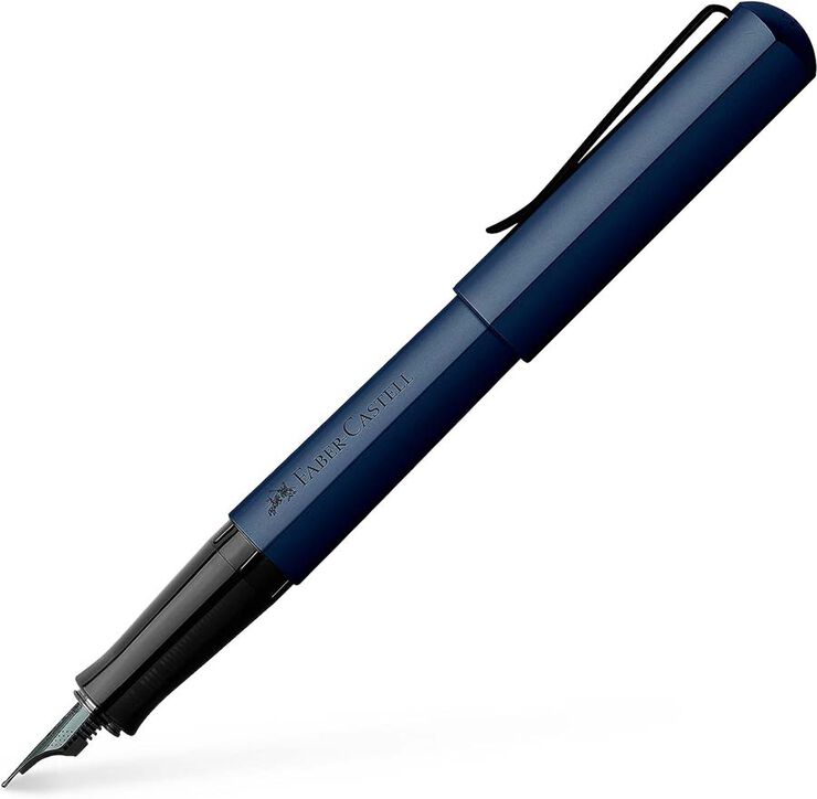 Pluma Faber-Castell Hexo azul