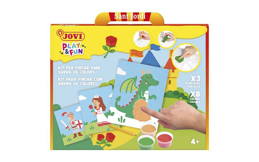Colorea con Arena Jovi Play&Fun Sant Jordi