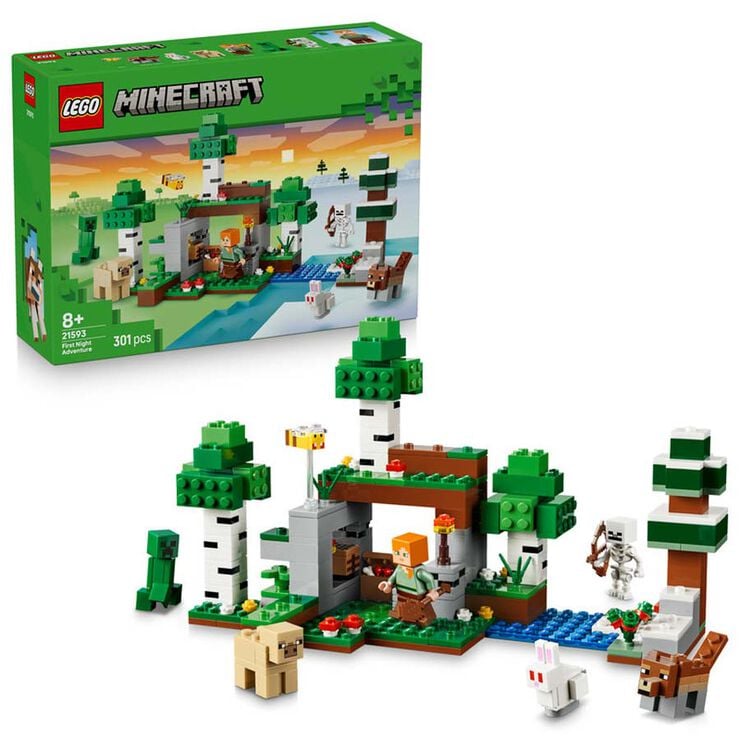 LEGO&reg; Minecraft Aventura de la Primera Noche 21593
